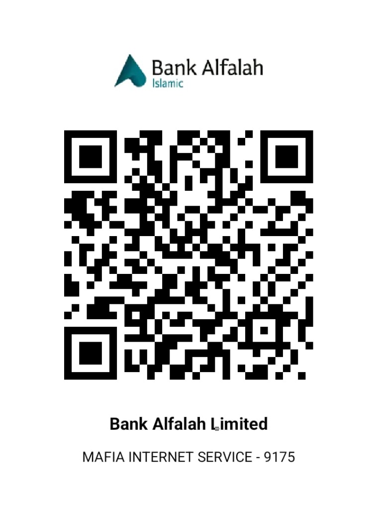 Official Bank Alfalah QR Slip - MAFIA INTERNET SERVICE